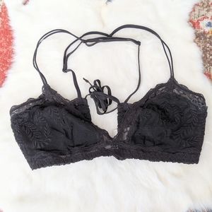 Sold Free People Black Lace Bralette